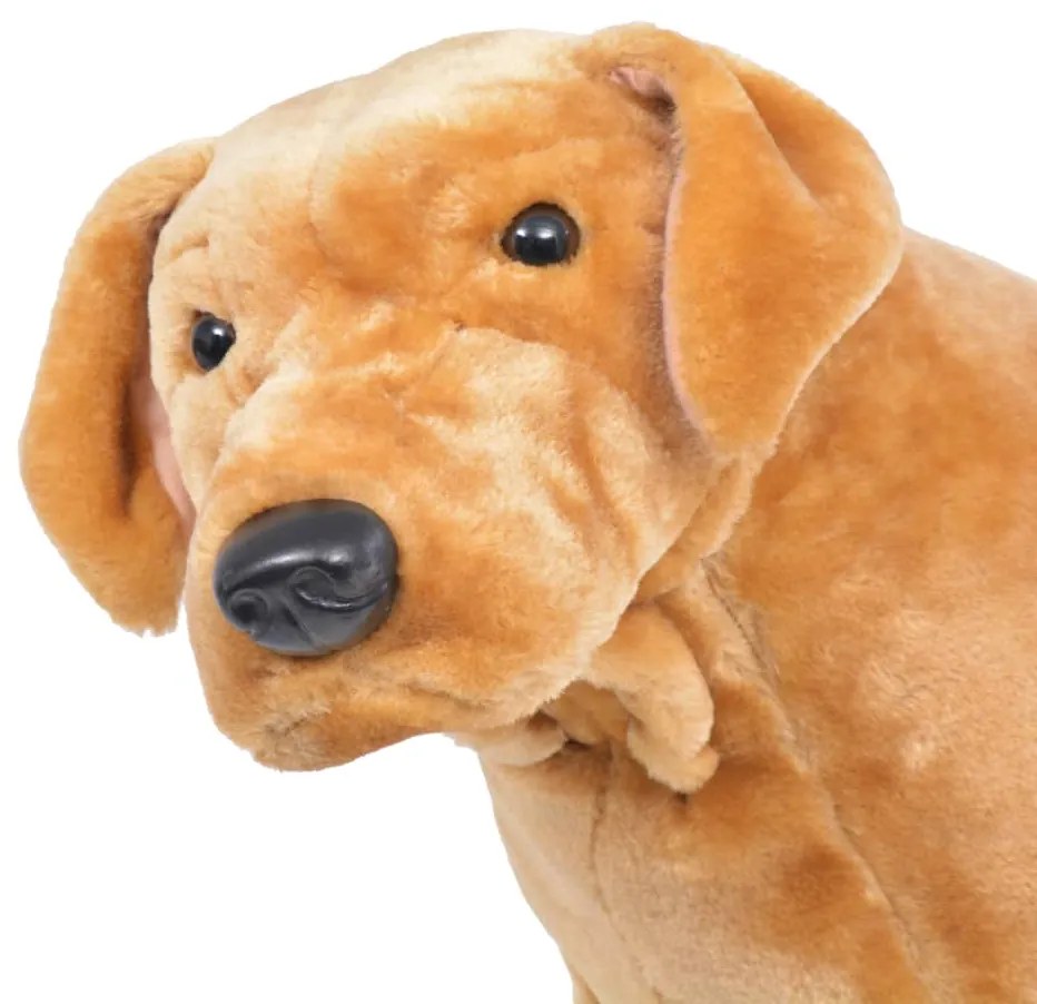 Cão labrador em peluche castanho claro XXL