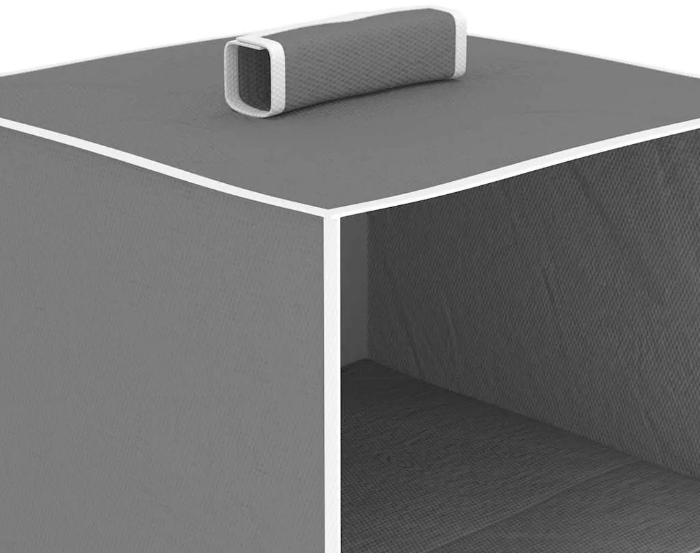 Arrumação suspensa para armário 4 compartimentos 2 pcs tecido