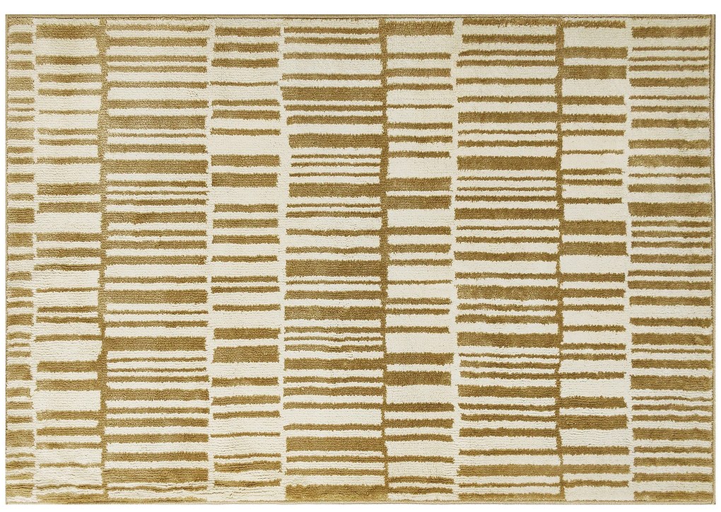 HOMCOM Tapete Sala de Estar 170x120 cm Tapete Lavável na Máquina de Lavar Pelo Curto Estilo Moderno Creme | Aosom Portugal