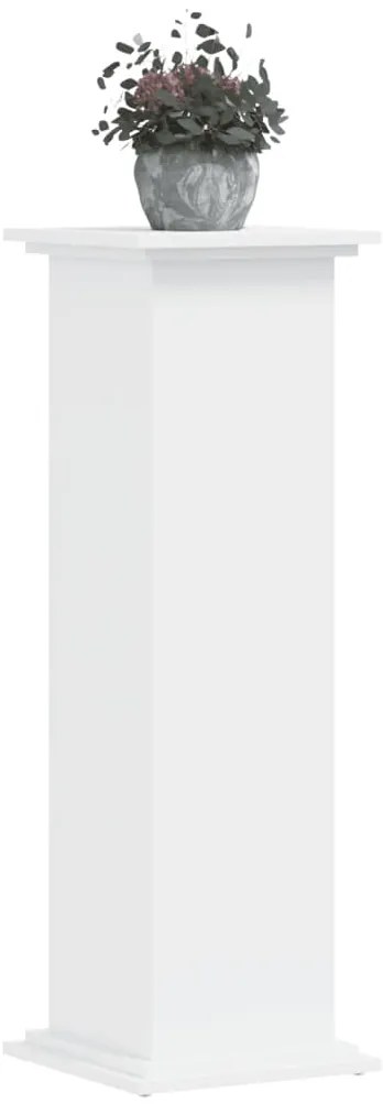 Suporte para plantas 33x33x100 cm derivados de madeira branco