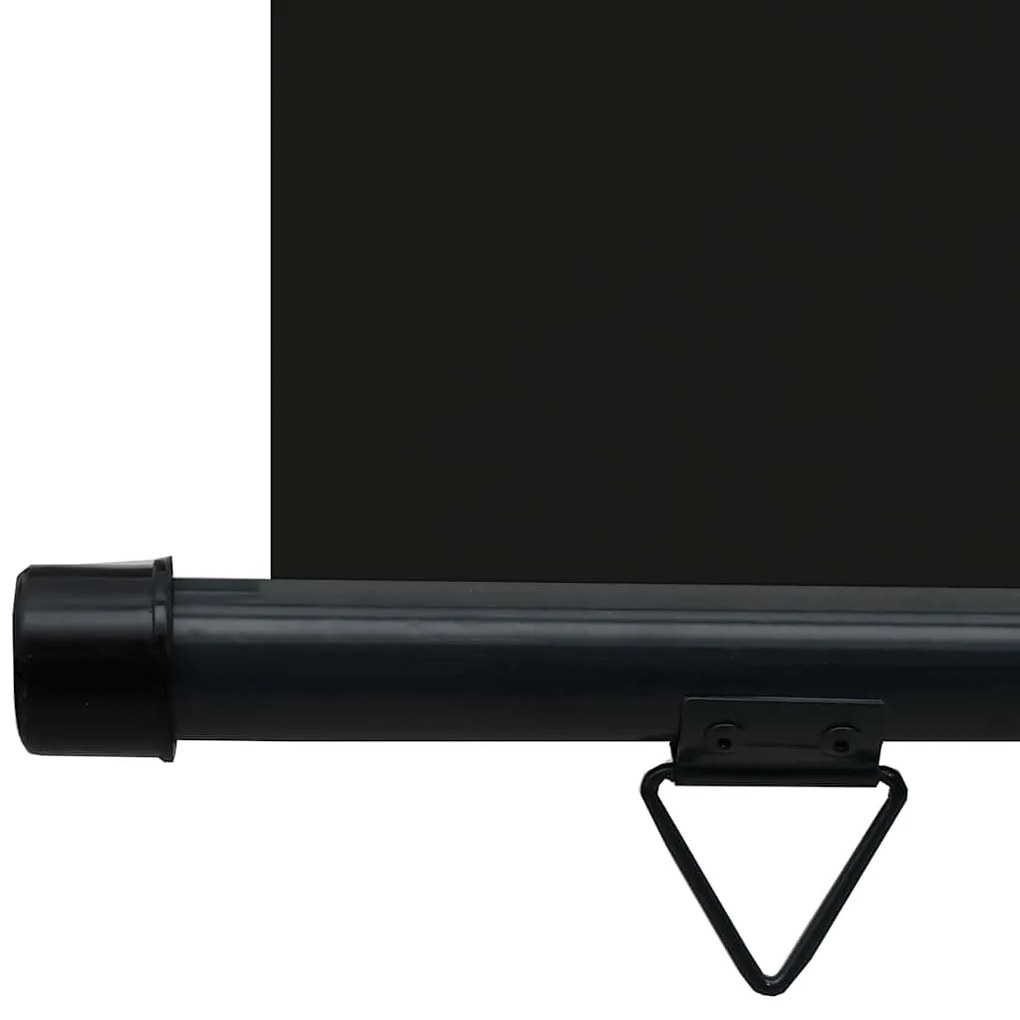 Toldo lateral para varanda 65x250 cm preto