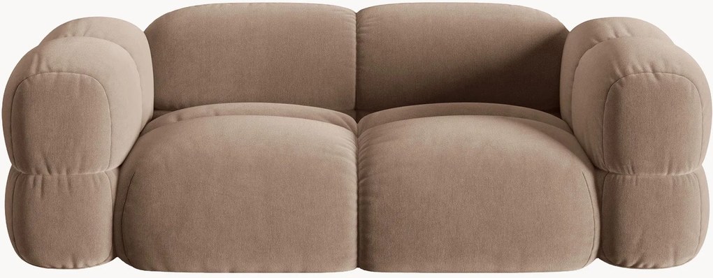 Sofá em veludo Loretto (2 lugares)