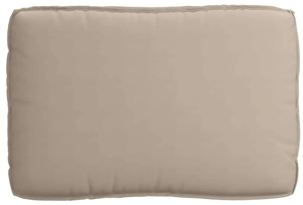 Capa de Palete para Assento Taupe 120x80x12 cm Tecido Oxford