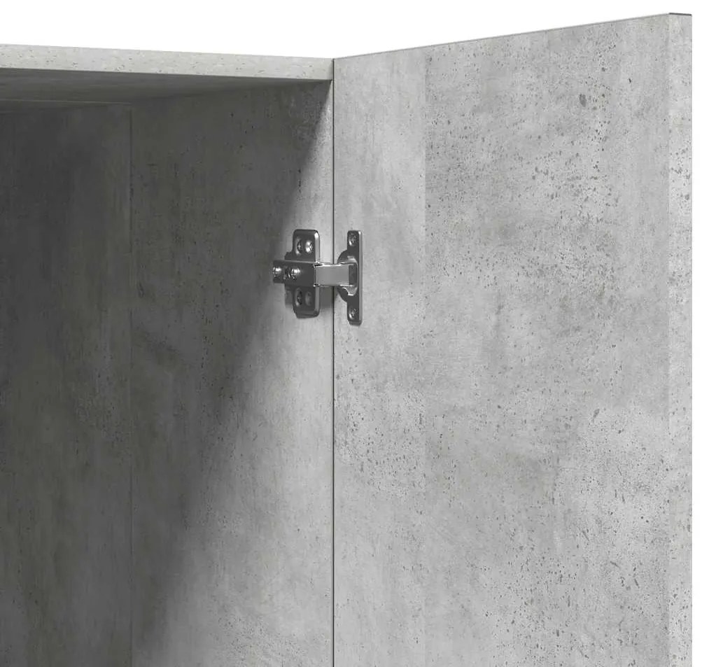 Armário sanita/máquina de lavar 70,5x71,5x91,5 cm cinzento-cimento