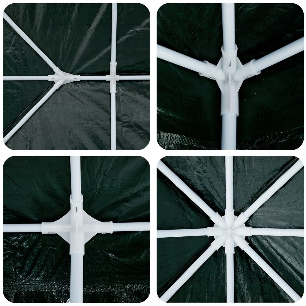 Tenda para Festa com 8 Lados Verde 4x4 m PE
