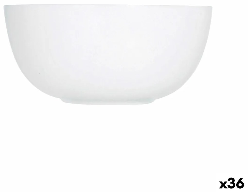 Tigela Luminarc Diwali Branco Vidro 12 cm (36 Unidades)