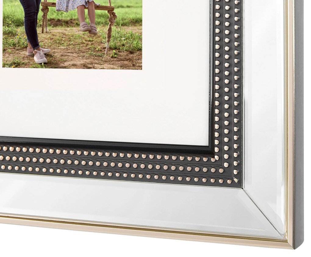 Moldura prateada para 10 fotografias DALABA Beliani