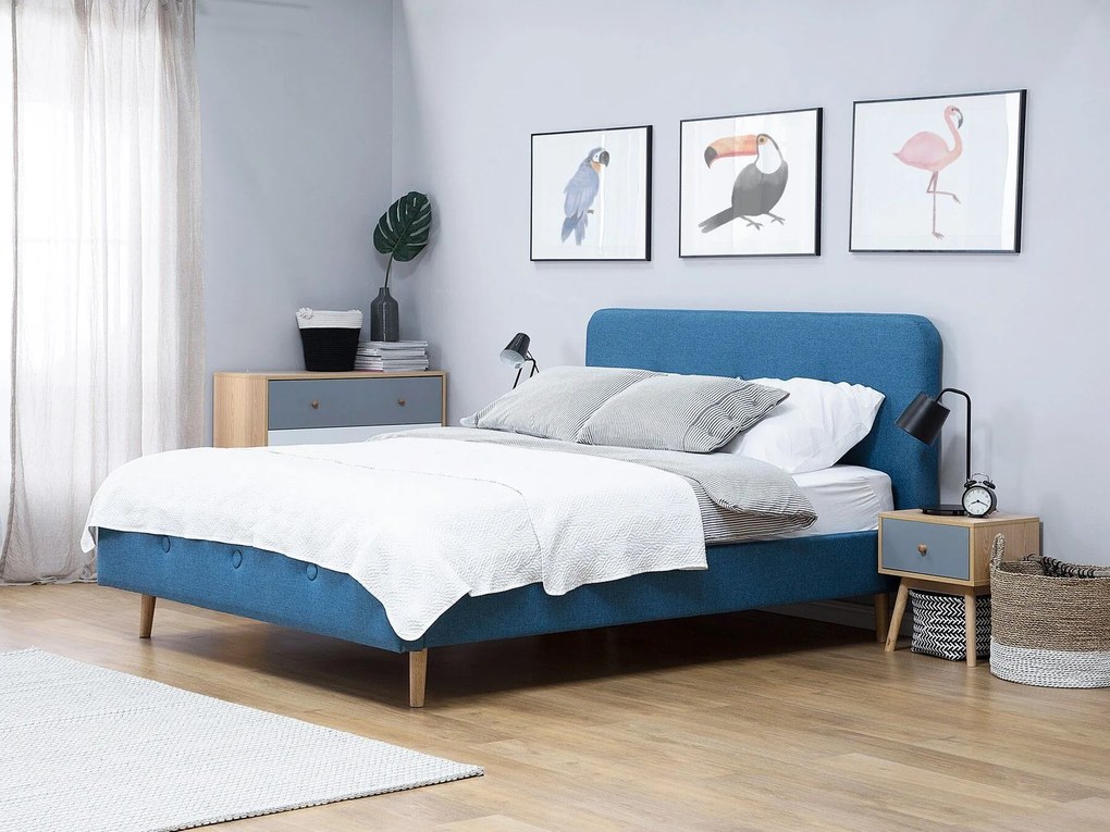 Colchão de espuma duplo com capa removível médio 160 x 200 cm PEARL Beliani