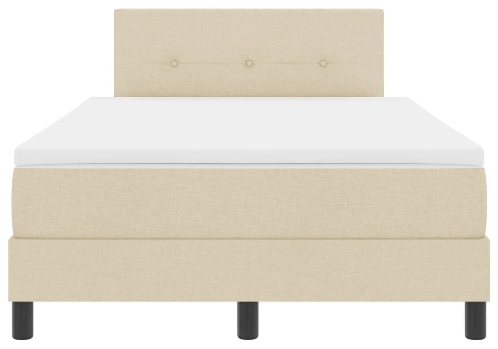 Cama Box com Colchão Cream 120x200 cm Tecido