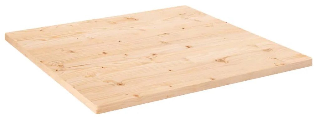 vidaXL Tampo de mesa quadrado 90x90x2,5 cm pinho maciço