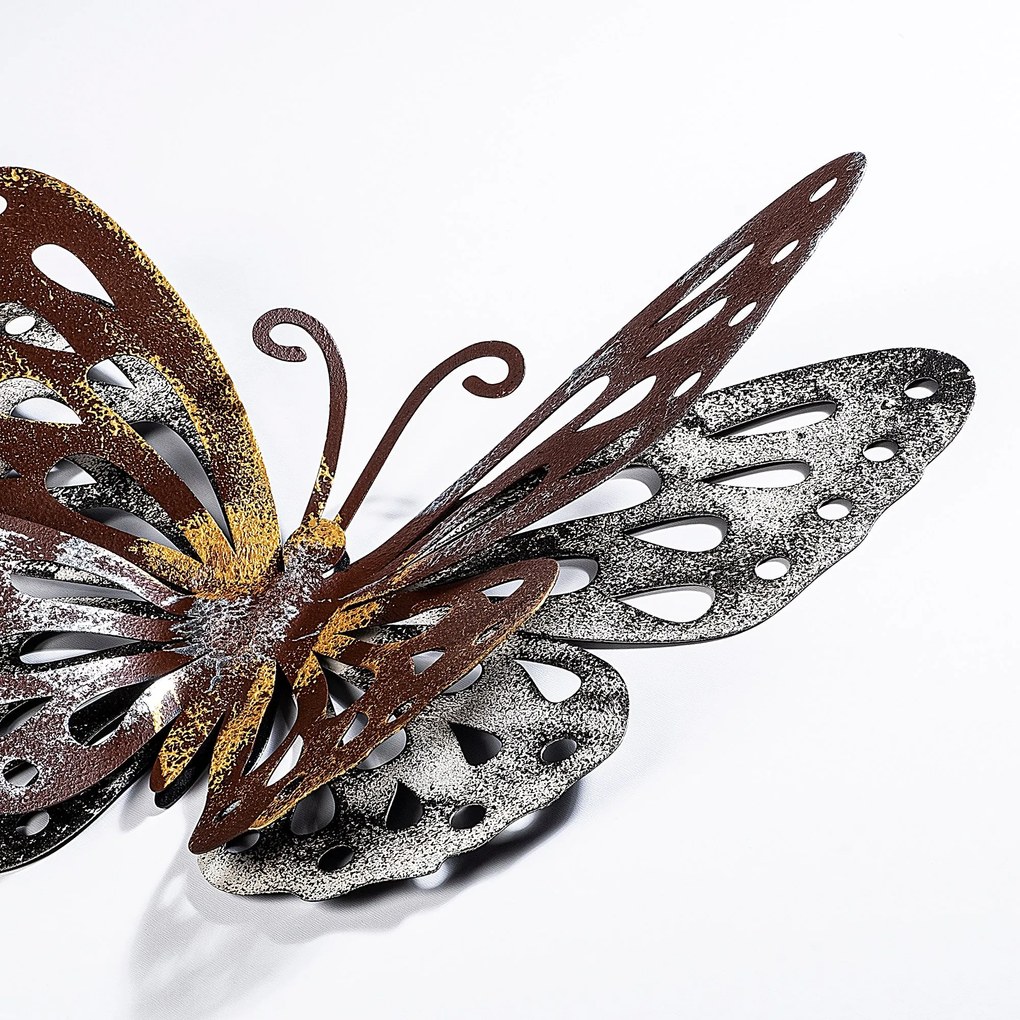 Acessório Decorativo de Parede Farfalla – Multicolor – 22 x 29 cm