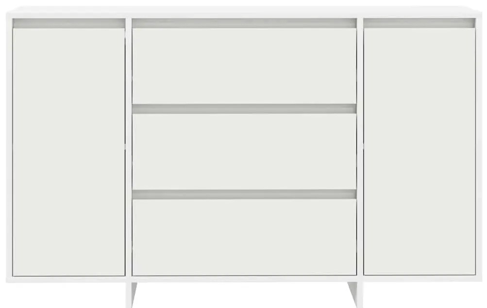 Sideboard Branco 120x41x75 cm Madeira de Engenharia
