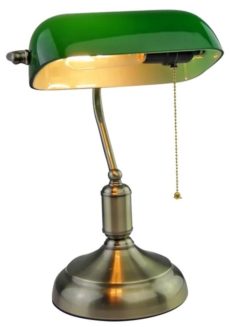 Lâmpada de mesa BANKER 1xE27/60W/230V