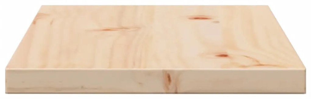 Tampos de mesa retangulares 2 pcs 60x30x2,5 cm pinho maciço