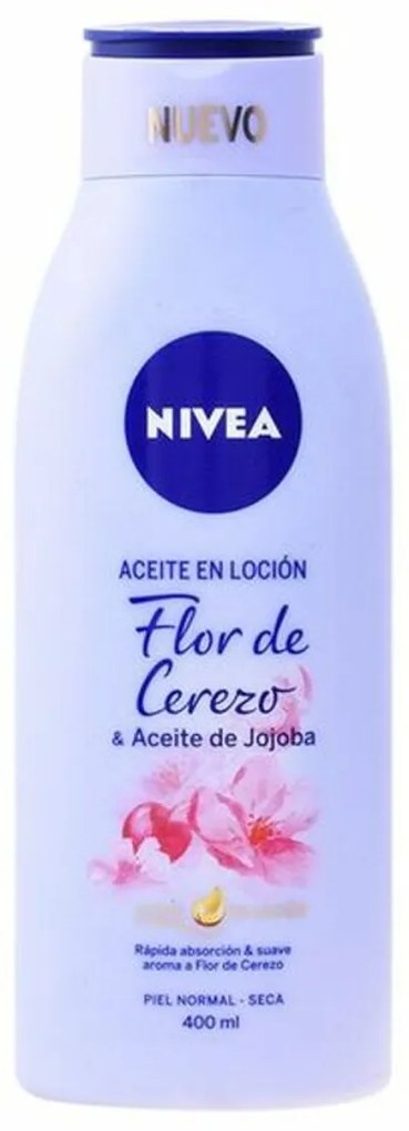 Óleo em Loção Flor de Cerejeira e Óleo de Jojoba Nivea Aceite En Locion (400 ml) 400 ml