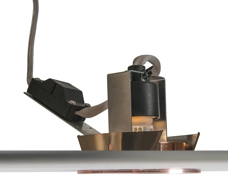LED Foco embutido inteligente cobre inclinável incl. Wifi GU10 - Cisco Moderno