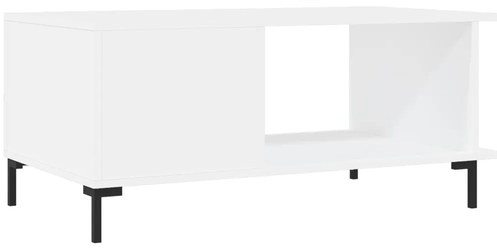 Mesa de centro 90x50x40 cm madeira processada branco