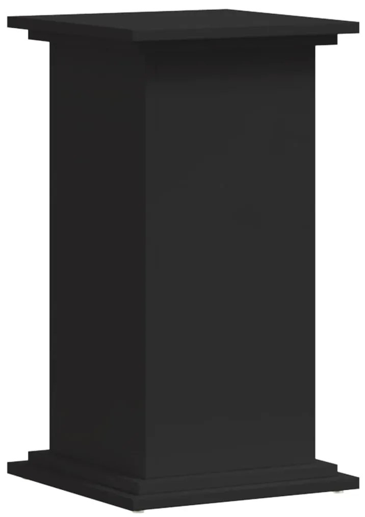Suporte para plantas 33x33x60 cm derivados de madeira preto