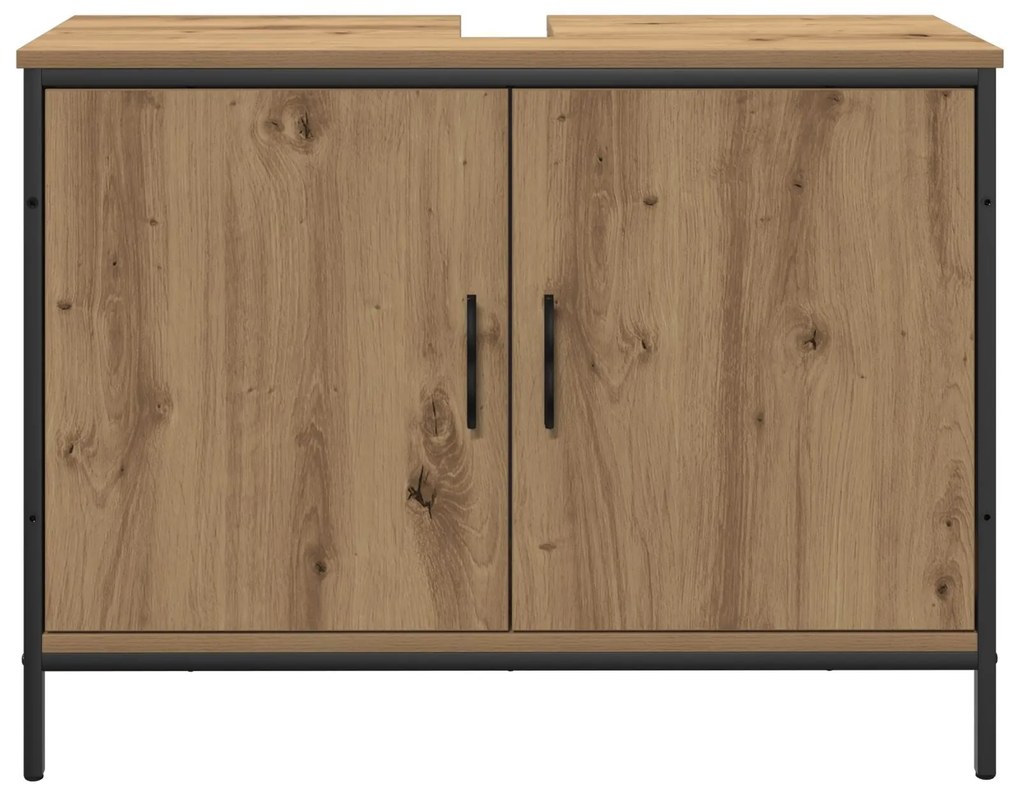 Conjunto de Móveis para Casa de Banho 3 Peças em Carvalho Artisan Made