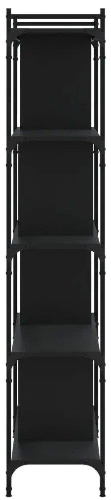 Estante c/ 5 prateleiras 76x32x158 cm derivados madeira preto