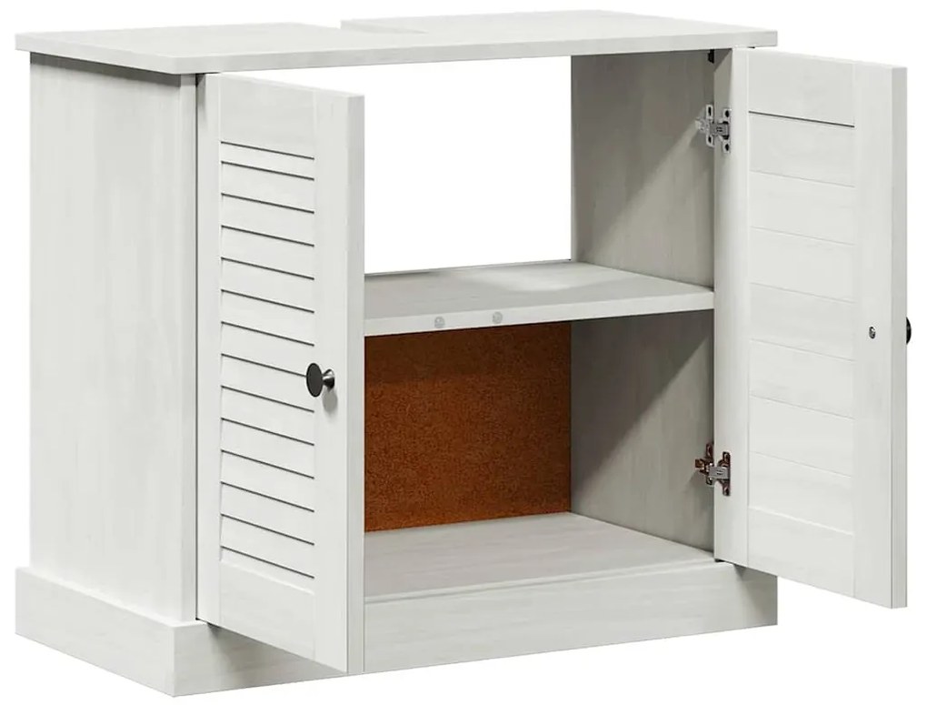 Armário de Pia "VIGO" com Portas, 67,5 x 34 x 59 cm, feito de pinho ma