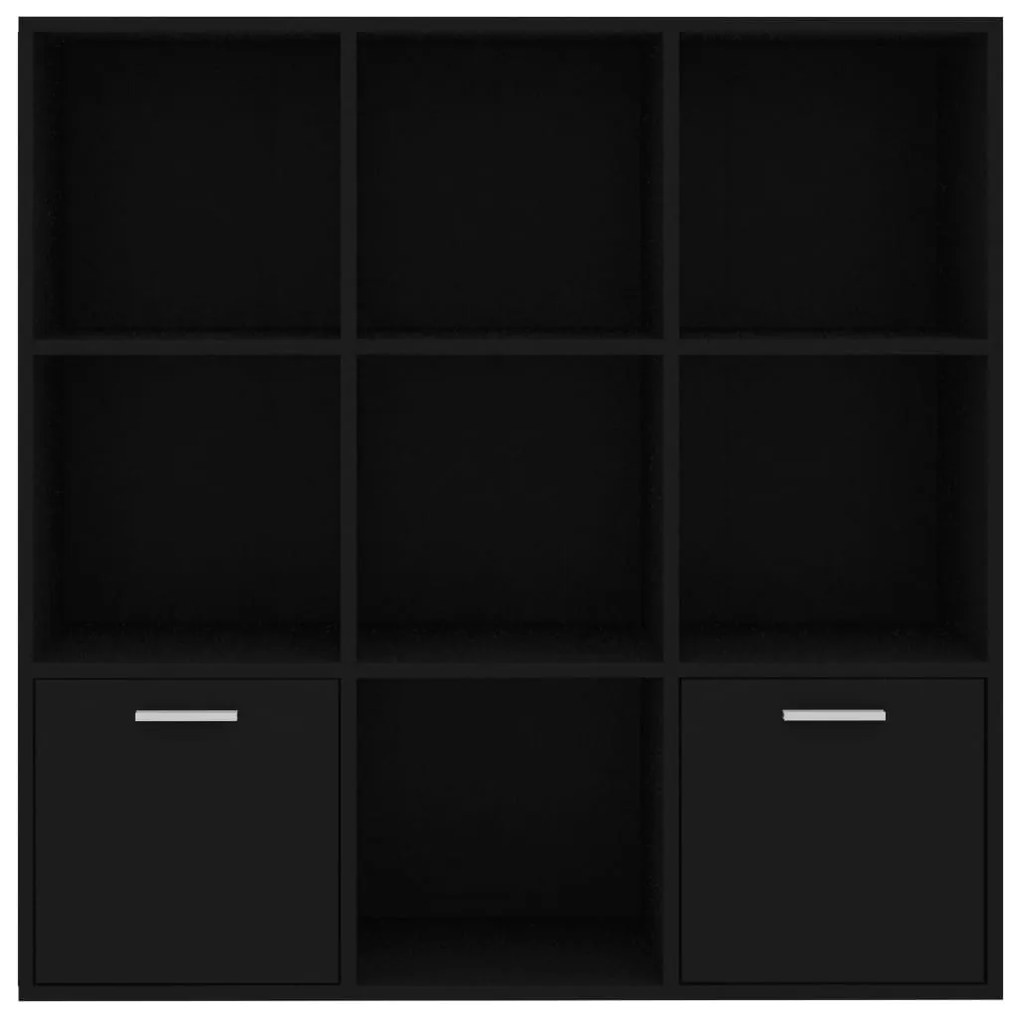 Estante 98x30x98 cm derivados de madeira preto