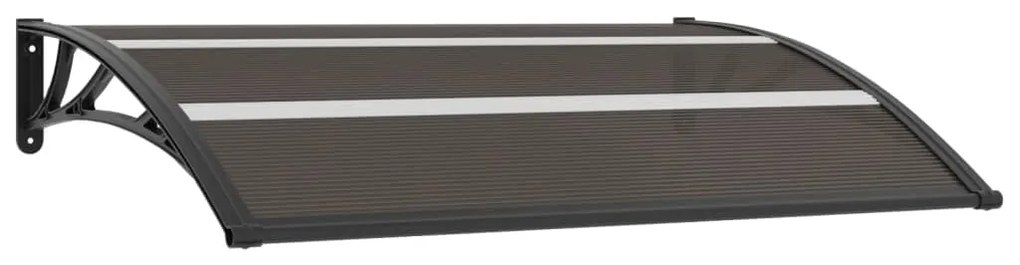 144824 vidaXL Toldo para porta 150x80 cm PC preto