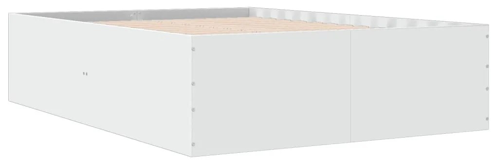 Estrutura de cama 120x190 cm derivados de madeira branco