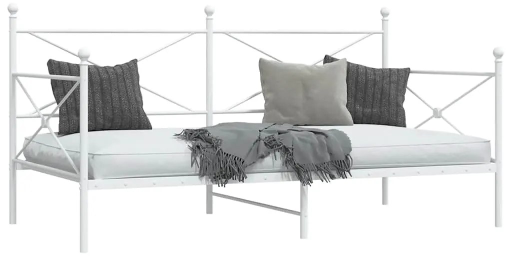 Cama de Dia sem Colchão 100x190 cm aço branco