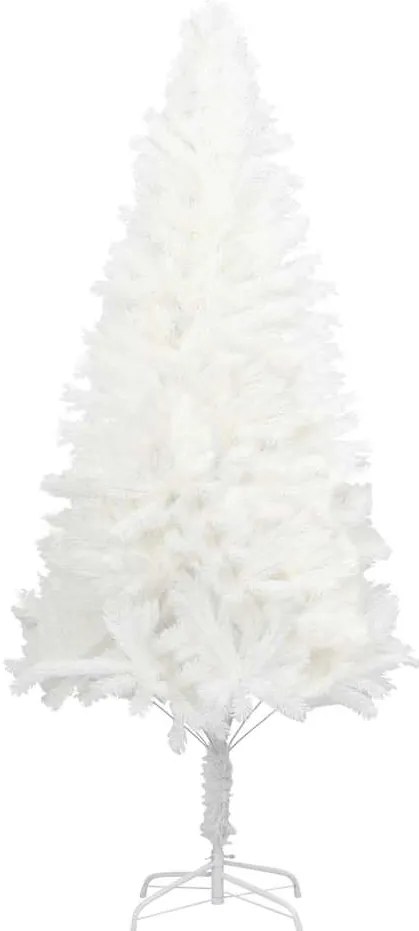 Árvore de Natal artificial agulhas realistas 180 cm branco