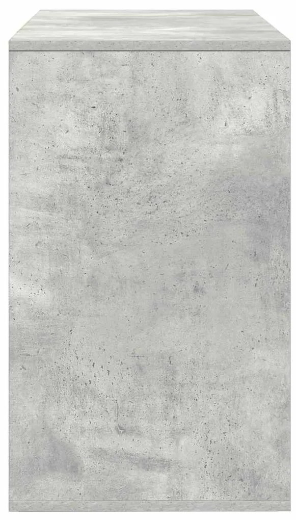 Sideboard Cinzento de Concreto 120x41x75 cm em Madeira Engenheirada
