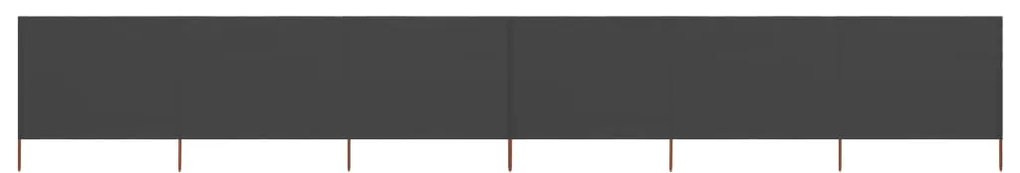 vidaXL Para-vento com 6 painéis em tecido 800x120 cm antracite