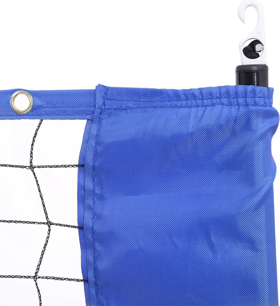 Rede de badminton com estrutura metálica 500 x 155 x 103 cm (L x A x P) Azul