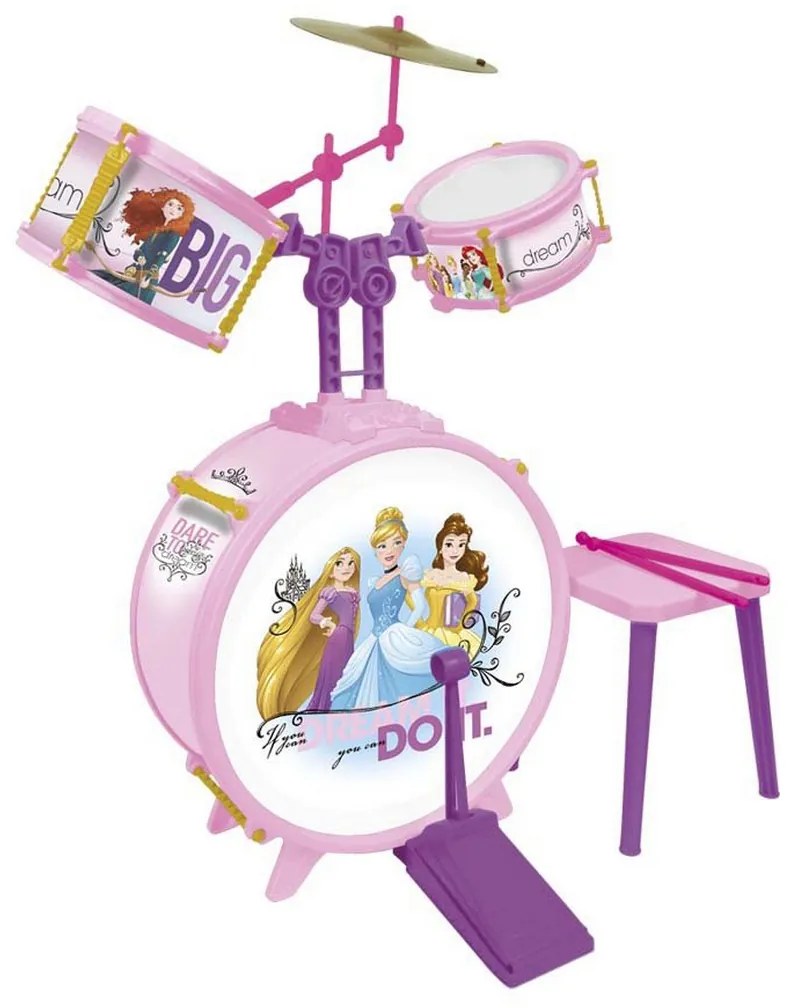 Bateria Musical Reig Princesas Disney Plástico