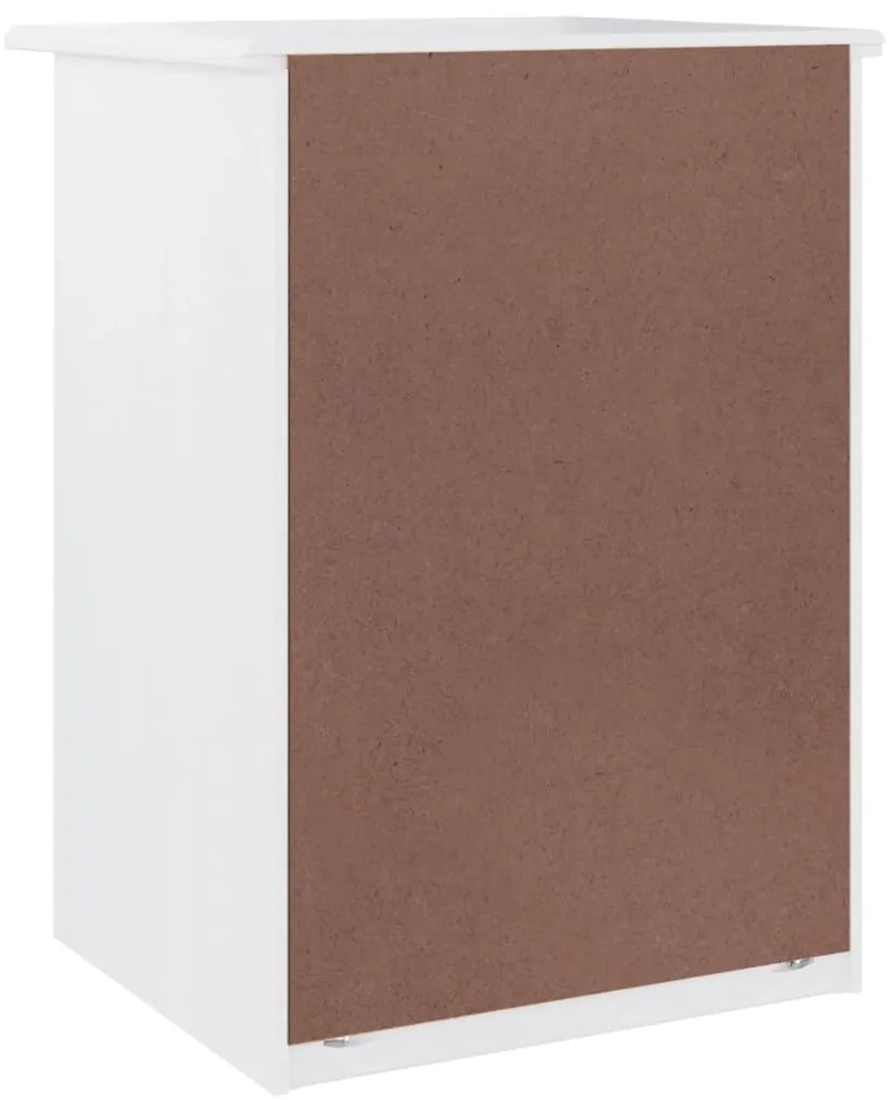 Mesa de cabeceira ALTA 41x35x55,5 cm pinho maciço branco