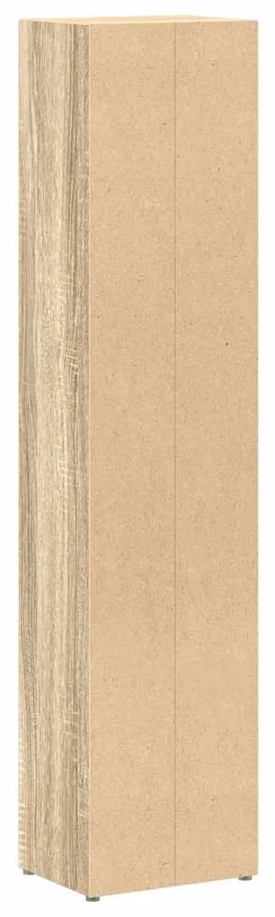Armários CD 2 pcs 21x16x93,5 cm contraplacado carvalho sonoma