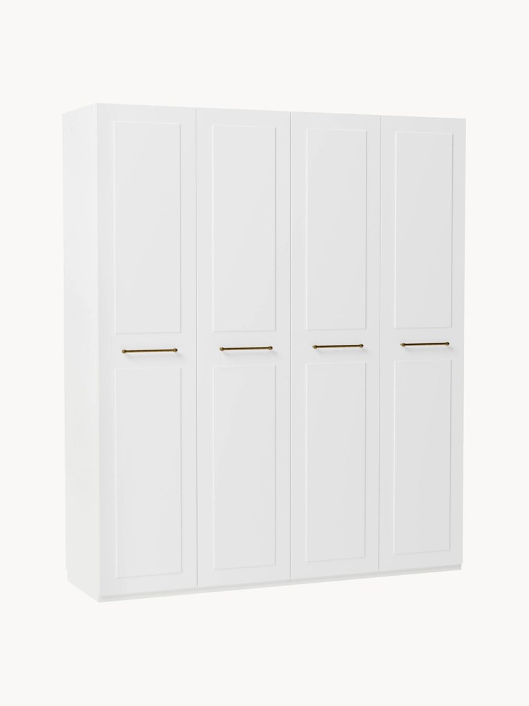 Roupeiro modular com portas de batente Charlotte, L 200 cm, vários tamanhos
