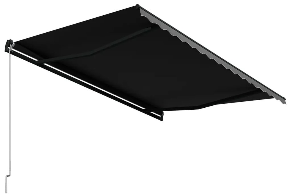 Toldo retrátil manual 450x300 cm antracite