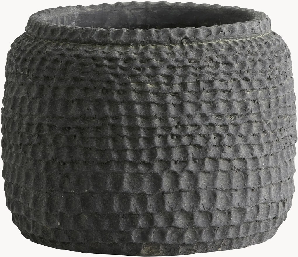 Vaso de cobertura em concreto pintado à mão Aoba