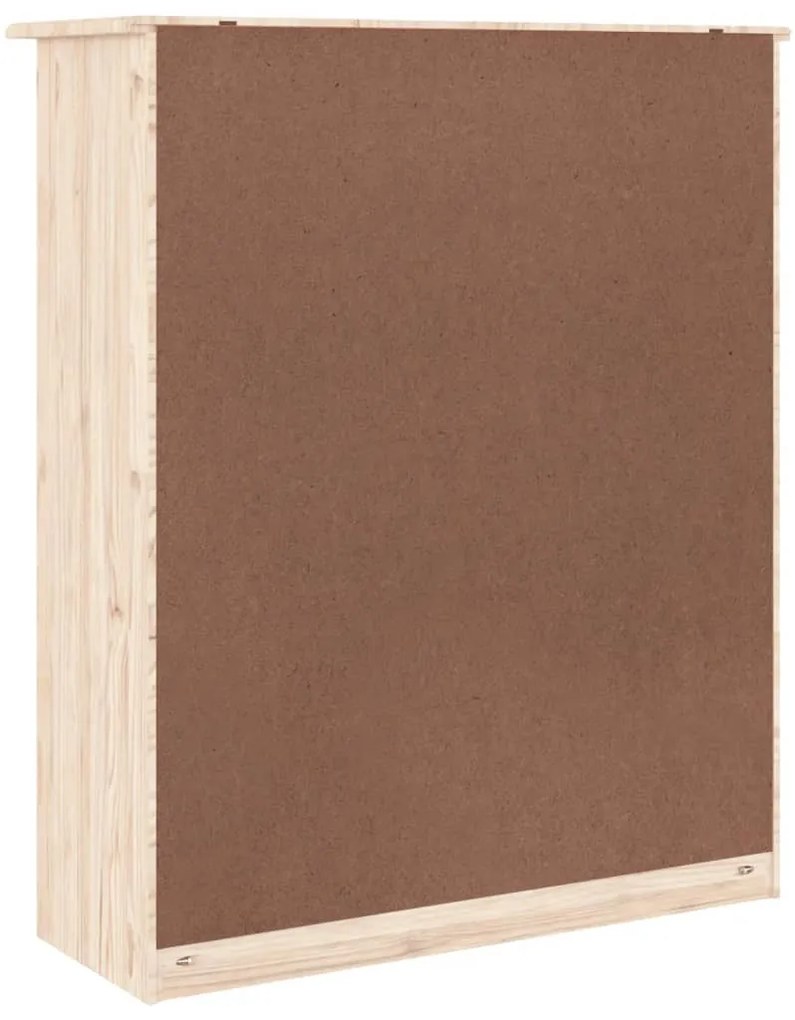 Topo para cómoda ALTA 77x30x92 cm madeira de pinho maciça