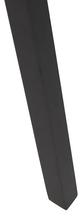 Candeeiro de pé preto com cúpula em cobre 50 cm - Puros Country / Rústico,Moderno