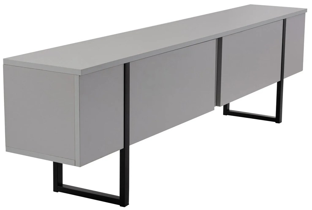 Móvel para TV Serenity - Cinza Preto - 180x50x29,5 cm