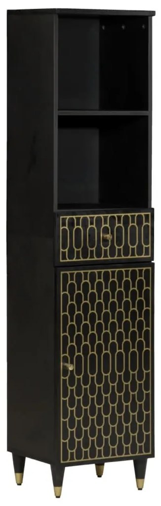 vidaXL Armário de casa de banho 38x33x160 cm mangueira maciça
