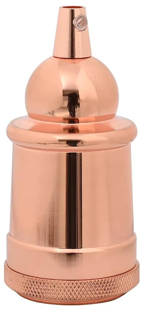 Casquilhos de lâmpadas 2 pcs rosa dourado E27