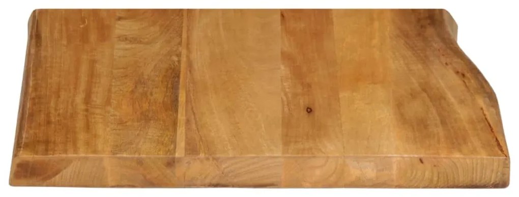 Tampo de mesa c/ borda viva 60x60x3,8 cm mangueira maciça