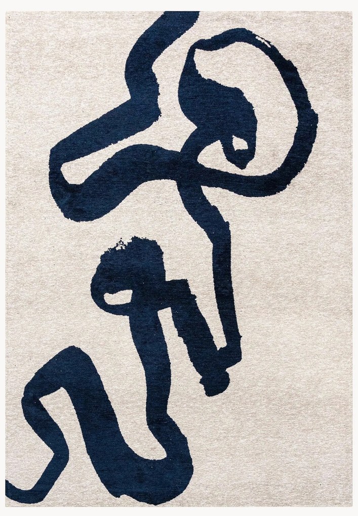 Tapete em jacquard lavável para interior e exterior Ribbon