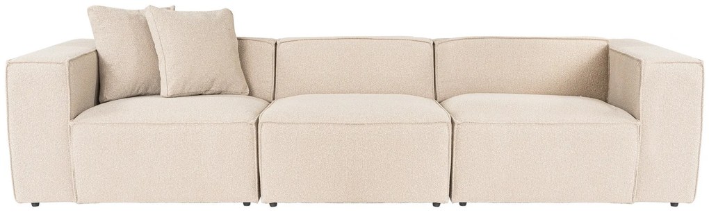 Sofá de 3 Lugares Lora – Pêssego – 303x108x65 cm
