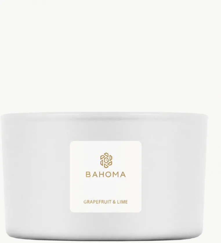 Vela perfumada com três pavios Pearl (toranja, lima)