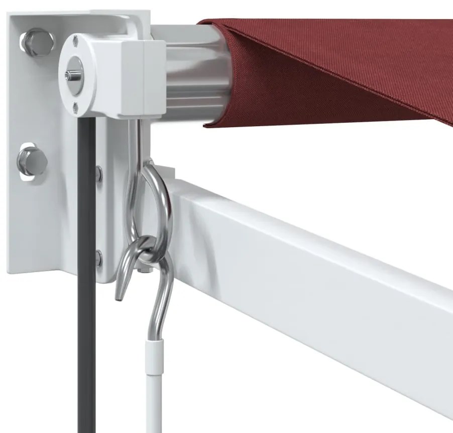 Toldo retrátil automático 400x300 cm bordô