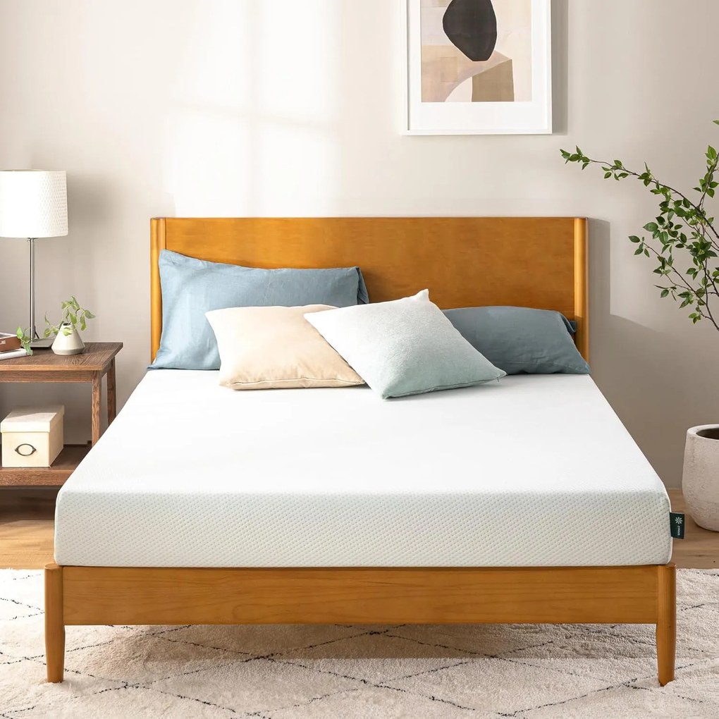 Colchão Viscoelástico Zinus com Chá Verde – Várias Medidas  – 7 Zonas